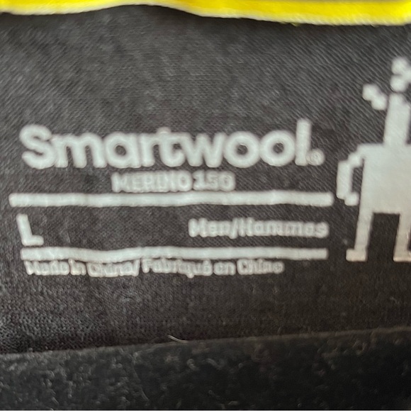 Smartwool Black Merino 150 Merino Wool Long Sleeve Base Layer T Shirt Size Large - Picture 2 of 9